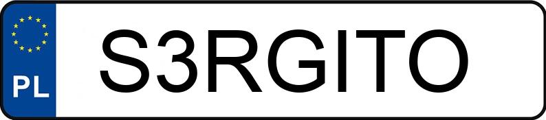 Numer rejestracyjny S3RGITO posiada BMW M3 COMPETITION Numer rejestracyjny S3RGITO posiada BMW M3 COMPETITION