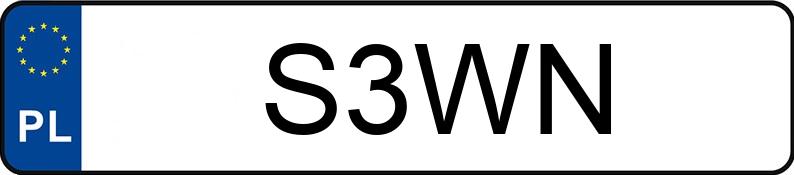 Numer rejestracyjny S3WN posiada DODGE RAM 1500 Numer rejestracyjny S3WN posiada DODGE RAM 1500