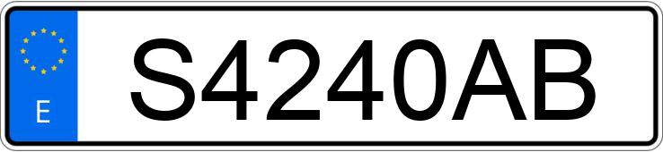 Numer rejestracyjny S4240AB posiada RENAULT RAPID Numer rejestracyjny S4240AB posiada RENAULT RAPID