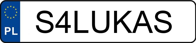 Numer rejestracyjny S4LUKAS posiada BMW 318