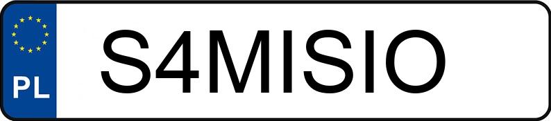 Numer rejestracyjny S4MISIO posiada ALFA ROMEO Giulia 2.0 Turbo MR`16 E6 952 Aut.