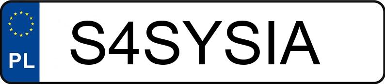 Numer rejestracyjny S4SYSIA posiada SUZUKI Sport./Szosowe od 600 ccm GSX-R 1000