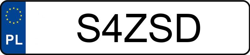 Numer rejestracyjny S4ZSD posiada BMW X6 Diesel MR`15 E6 F16 xDrive30d Step