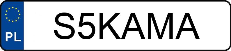 Registreringsnummeret S5KAMA har AUDI A5 Coupe 2.0 TFSI MR`07 E4 B8 A5 Coupe 2.0 TFSI MR`07 E4 B8