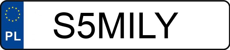 Die Registrierungsnummer S5MILY hat DAIMLERCHRYSLER 211