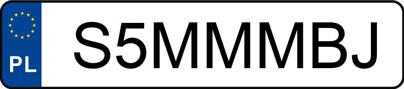 Numer rejestracyjny S5MMMBJ posiada DODGE DURANGO