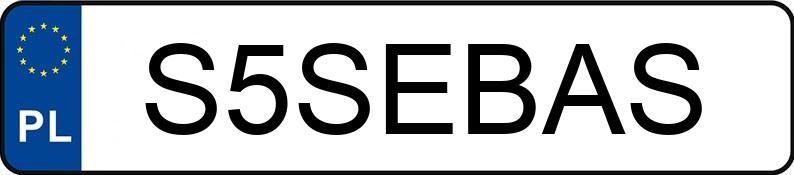 Numer rejestracyjny S5SEBAS posiada BMW M6 Numer rejestracyjny S5SEBAS posiada BMW M6