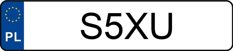 Numer rejestracyjny S5XU posiada JEEP Wrangler 3.6 MR`11 E5 Sahara Aut.