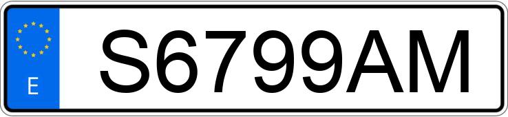 Il numero di registrazione S6799AM ha GALLOPER EXCEED