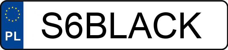 Numer rejestracyjny S6BLACK posiada AUDI A3 1.9 TDI Numer rejestracyjny S6BLACK posiada AUDI A3 1.9 TDI