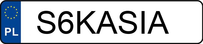 Numer rejestracyjny S6KASIA posiada NISSAN MICRA 1.3 KAT