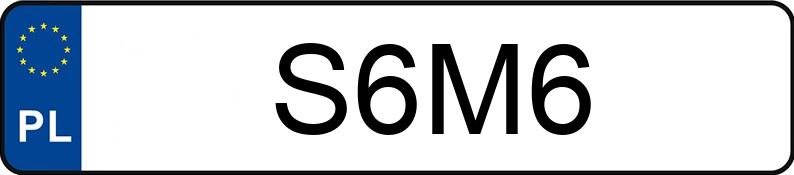 Numer rejestracyjny S6M6 posiada ROLLS-ROYCE Phantom MR`09 Coupe Numer rejestracyjny S6M6 posiada ROLLS-ROYCE Phantom MR`09 Coupe