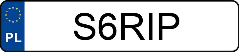 Numer rejestracyjny S6RIP posiada BMW M 4 Coupe 3.0 MR`21 E6d G82 Competition M Drivelogic