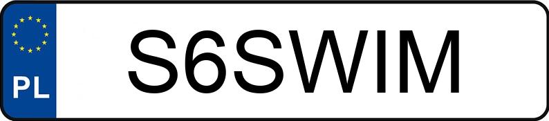 O número de registro S6SWIM tem AUDI A6 2.0 TDi MR`11 E5 4G A6 2.0 TDi MR`11 E5 4G