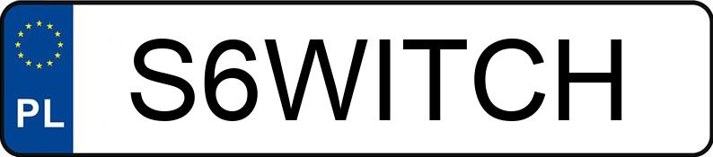 Numer rejestracyjny S6WITCH posiada BMW M 340 Diesel Mild Hybrid MR`22 E6d/e G20 xDrive Step