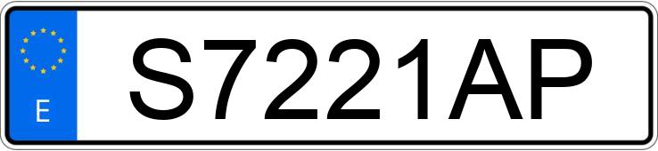 Numer rejestracyjny S7221AP posiada RENAULT MEGANE