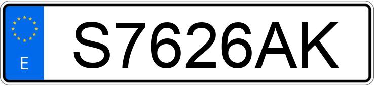 Numer rejestracyjny S7626AK posiada FORD ESCORT