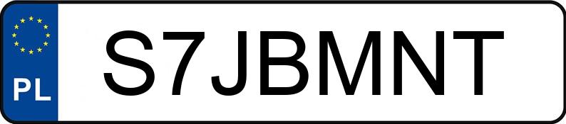 Numer rejestracyjny S7JBMNT posiada BMW 328I