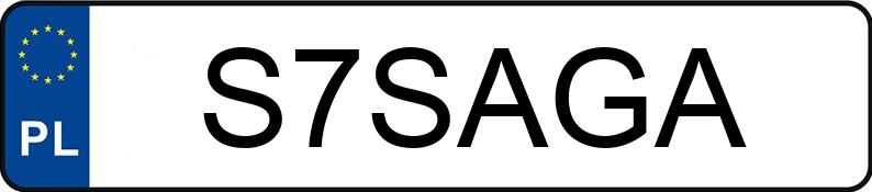 Numer rejestracyjny S7SAGA posiada VOLKSWAGEN Passat GP 1.9 TDI MR`00 E3 Basis