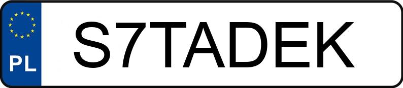 Numer rejestracyjny S7TADEK posiada CITROEN C4 1.6I Numer rejestracyjny S7TADEK posiada CITROEN C4 1.6I