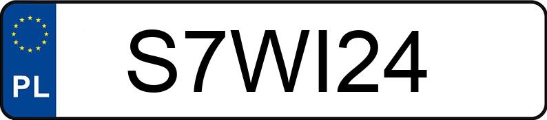 Numer rejestracyjny S7WI24 posiada MERCEDES-BENZ 250 D 124 250D