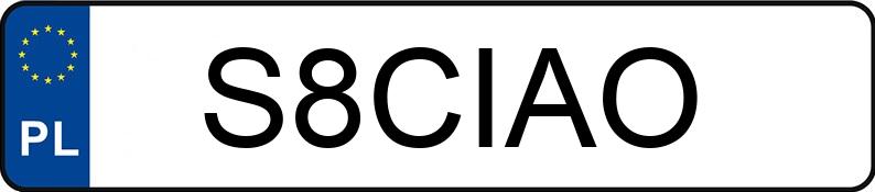 Numer rejestracyjny S8CIAO posiada BMW 430I XDRIVE