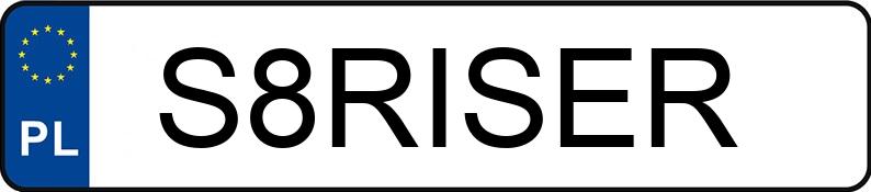 Numer rejestracyjny S8RISER posiada RENAULT Trafic Passenger 2.0 dCi MR`11 E5 3.0t L1H1P1 Pack Clim