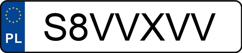 Numer rejestracyjny S8VVXVV posiada AUDI RS 3 LIMOUSINE Numer rejestracyjny S8VVXVV posiada AUDI RS 3 LIMOUSINE