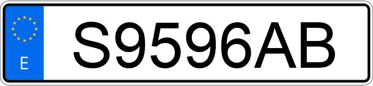 Numer rejestracyjny S9596AB posiada AUDI 80