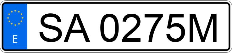 Numer rejestracyjny SA0275M posiada HONDA VT 600 C