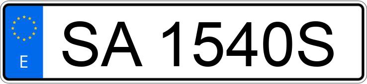 Numer rejestracyjny SA1540S posiada HYUNDAI COUPE