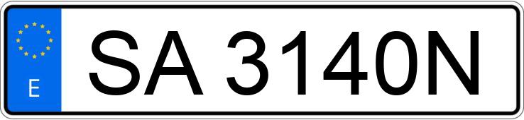 Numer rejestracyjny SA3140N posiada PEGASO DAILY Numer rejestracyjny SA3140N posiada PEGASO DAILY