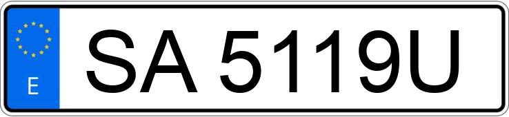 Numer rejestracyjny SA5119U posiada SEAT TOLEDO