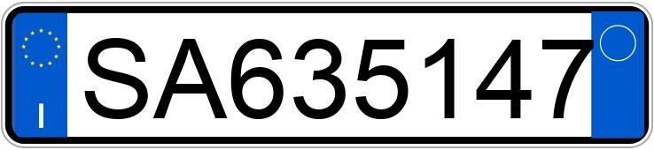 Numer rejestracyjny SA635147 posiada FIAT Uno