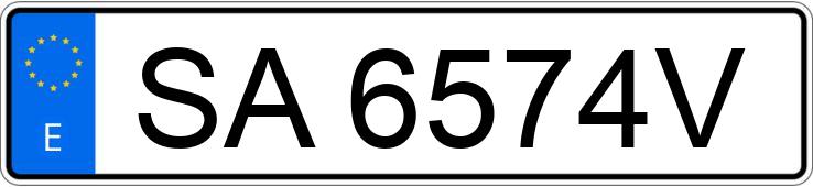 Numer rejestracyjny SA6574V posiada SEAT TOLEDO