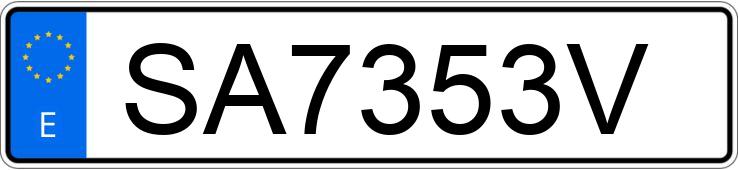 Numer rejestracyjny SA7353V posiada RENAULT MEGANE