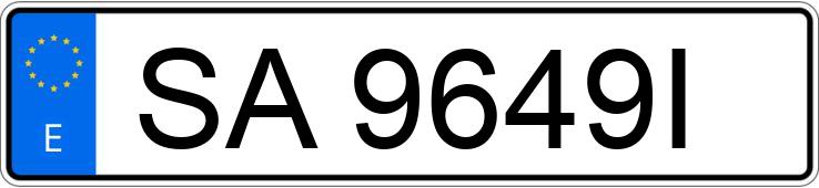 Numer rejestracyjny SA9649I posiada FORD ESCORT