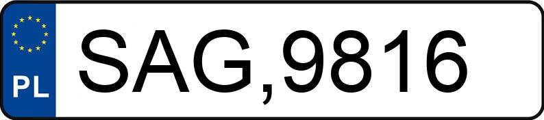 Numer rejestracyjny SAG,9816 posiada FSO 125p FT 130 2.0 2.9t