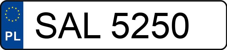 Numer rejestracyjny SAL 5250 posiada FSM-BIELSKO BIAŁA POLSKI FIAT 126 - SAL5250