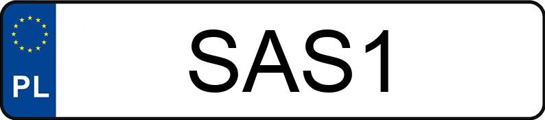 Numer rejestracyjny SAS 1 posiada FORD (USA) Mustang 4.0 MR`05 E3 Mustang 4.0 MR`05 E3 - SAS1