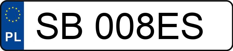 Numer rejestracyjny SB 008ES posiada HYUNDAI GENESIS - SB008ES