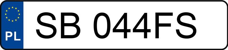 Numer rejestracyjny SB 044FS posiada RENAULT ESPACE - SB044FS