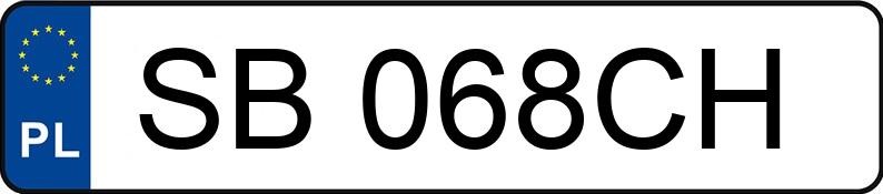 Numer rejestracyjny SB 068CH posiada DAF 105 - SB068CH