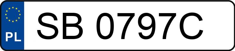 Numer rejestracyjny SB 0797C posiada SUBARU IMPREZA GT 2.0 - SB0797C