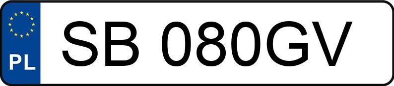 Numer rejestracyjny SB 080GV posiada IVECO/MOTOWEKTOR 35S18 - SB080GV