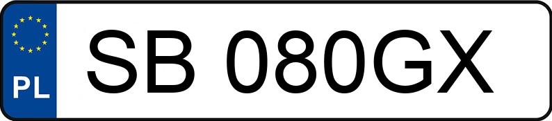 Numer rejestracyjny SB 080GX posiada BMW 320 - SB080GX Numer rejestracyjny SB 080GX posiada BMW 320 - SB080GX