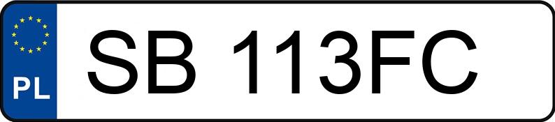 Numer rejestracyjny SB 113FC posiada FORD ESCAPE 2.0 TITANIUM - SB113FC