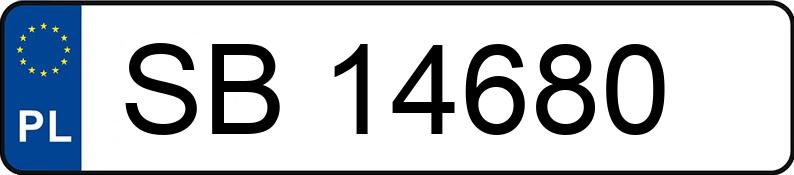 Numer rejestracyjny SB 14680 posiada FORD TRANSIT 2.0D - SB14680 Numer rejestracyjny SB 14680 posiada FORD TRANSIT 2.0D - SB14680