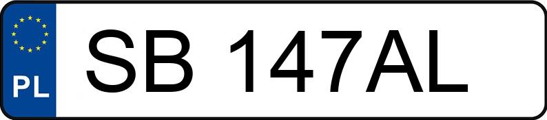 Numer rejestracyjny SB 147AL posiada MERCEDES-BENZ CLK 430 - SB147AL