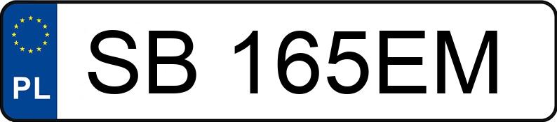 Numer rejestracyjny SB 165EM posiada SKODA Fabia III 1.0 TSI MR`19 E6d Ambition Plus DSG - SB165EM